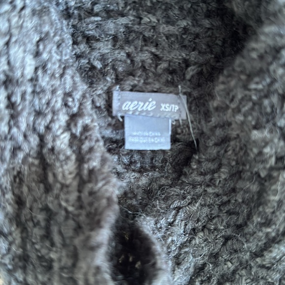 Aerie xs scrunch turtle neck comfy knit sweater - Picture 3 of 3